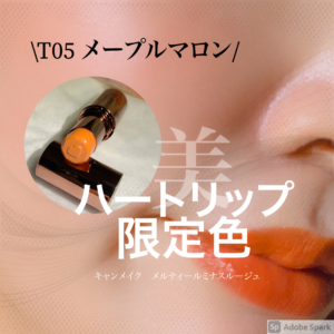 【CANMAKE】あのハートリップに限定色登場♡キャンメイクルミナスルージュ限定色T05メープルマロンとは?...