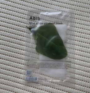 【使用レビュー】Abib(アビブ)マイルドアシディックphシートマスクドクダミ