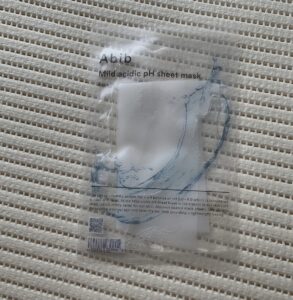 【使用レビュー】Abib(アビブ)マイルドアシディックphシートマスクアクアの効果は?